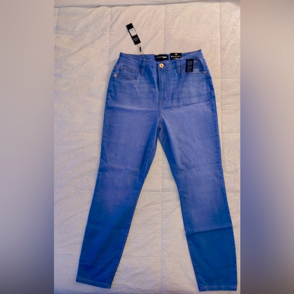 Fashion Nova Medium Blue Skinny Jeans